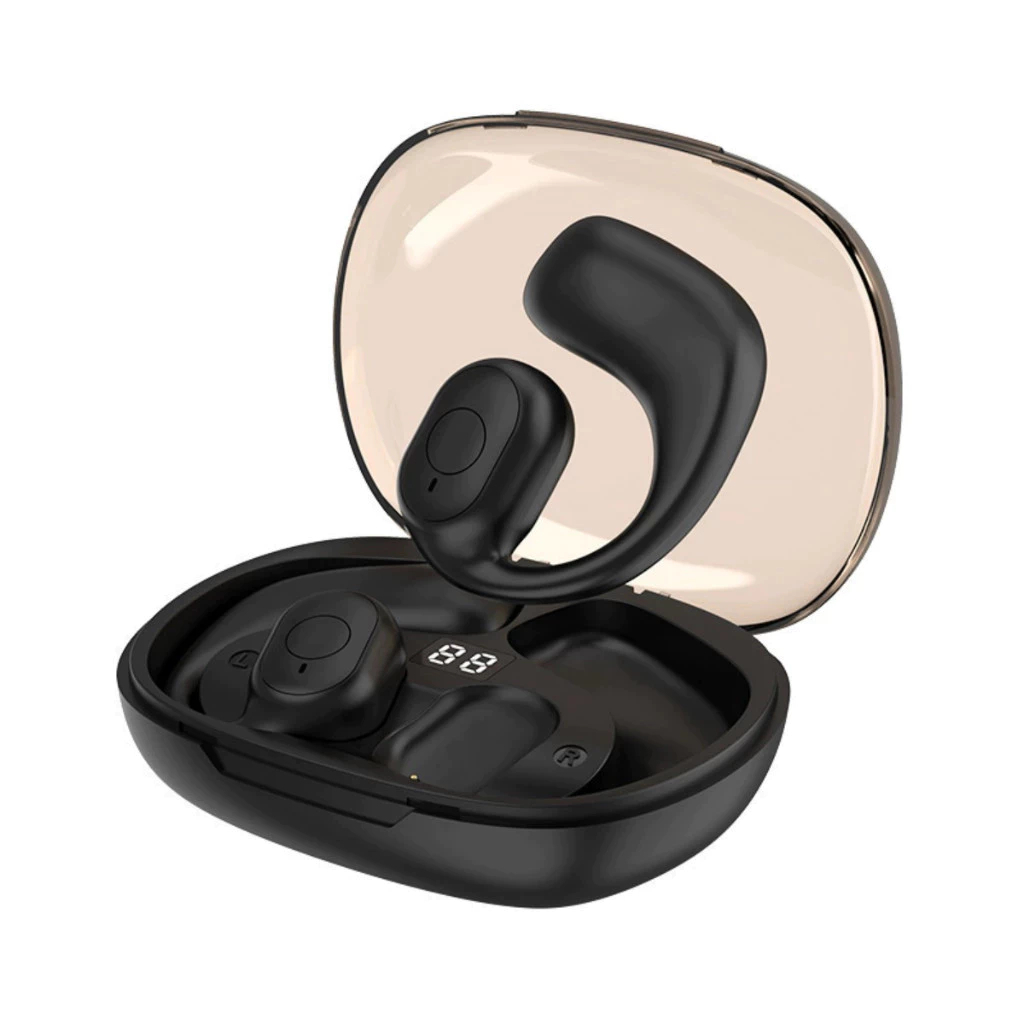 Fone de Ouvido Open-Ear Sem Fio Bluetooth 5.3 Estilo Condução Óssea em Oferta na Shopee