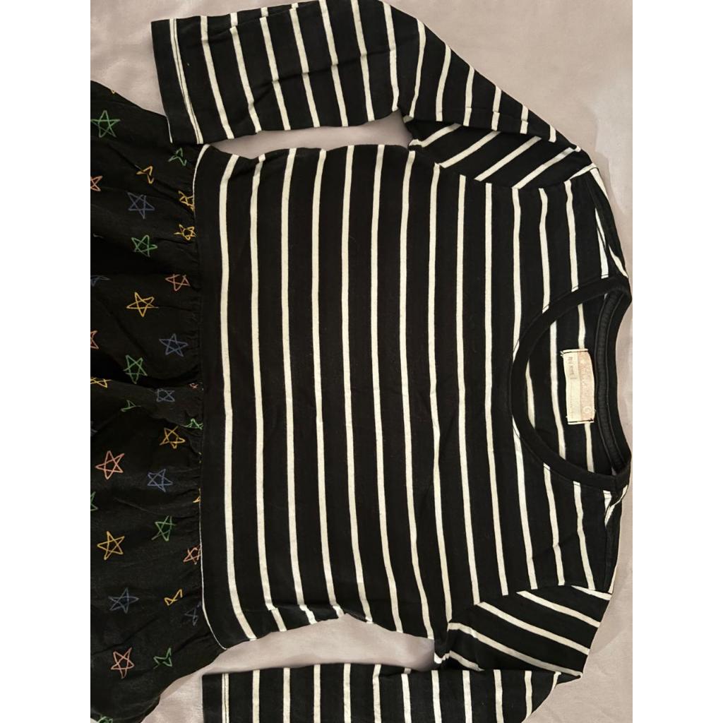 Blusa Manga Comprida Infantil Preta Fábula Tamanho 6