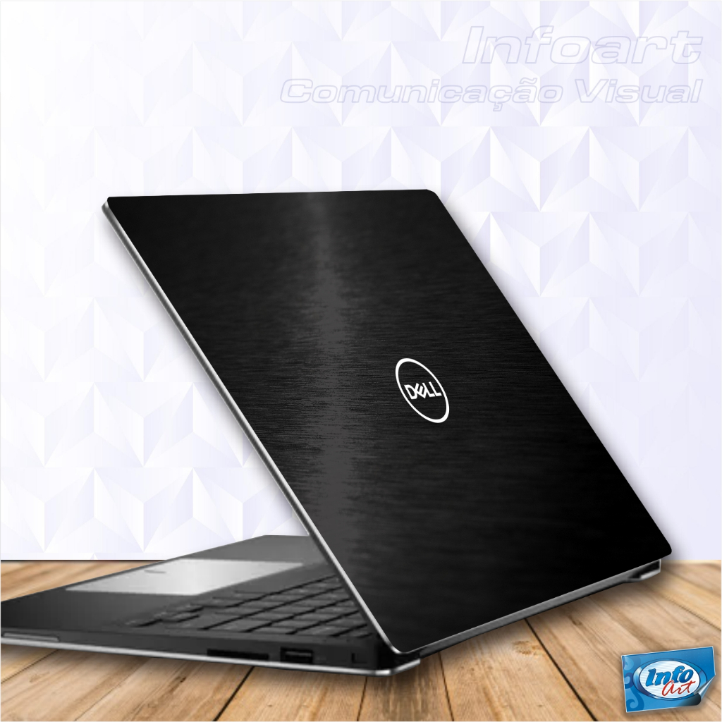 Skin Adesivo Película Proteção para Notebook Dell Inspiron 7460 14" - Tampa + Logo da Dell em recorte (vai separada)
