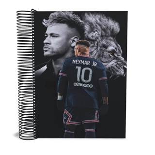 Caderno Jogador Neymar 20 Matérias 400 Folhas Universitário personalizado em Oferta na Shopee