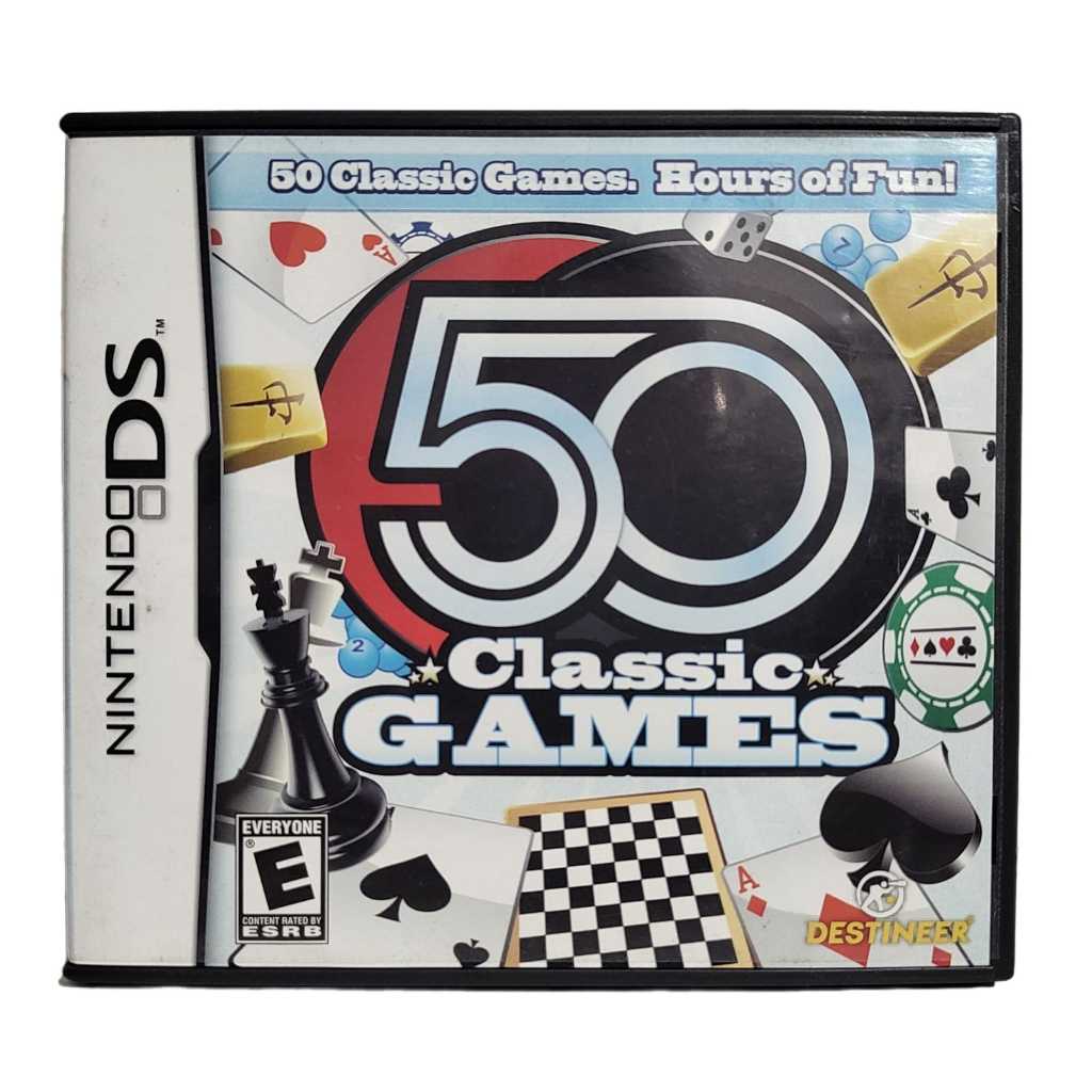 50 Classic Games Nintendo Ds Original - Game Midia Fisica - Jogo Seminovo Completo