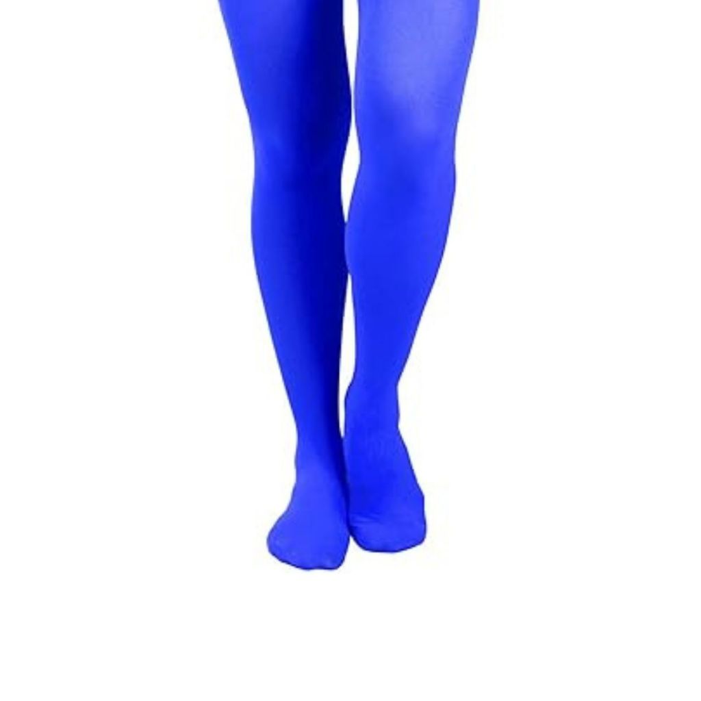 Meia Calça Azul Royal Fio 40 Infantil, Juvenil e Adulto do 00 ao GG  Ballet, Fantasia, Carnaval, Cosplay, Dia a Dia