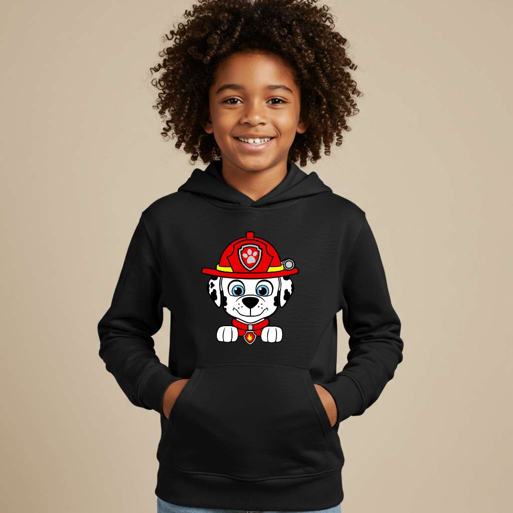 Blusa de Moletom Infantil Marshall Patrulha Canina Menino e Menina Cinema e TV Diversão Envio Hoje