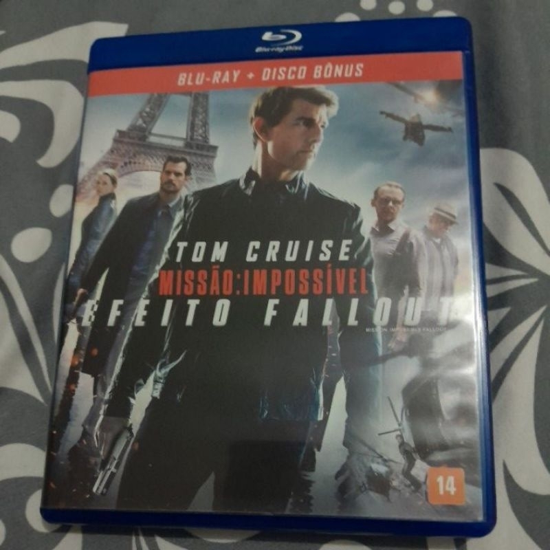 Bluray Missão Impossível 6 Efeito Fallout - Duplo - Original - Paramount