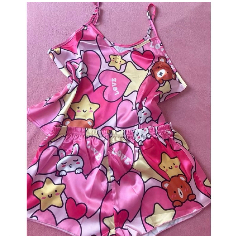Pijama cetim kawaii-Importado do Japão