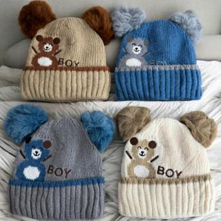 Touca Gorro Infantil e Bebê Pompom  Forrada Inverno Confortável e Quentinha de Frio em Oferta na Shopee