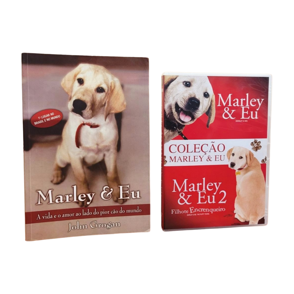 Kit Livro Marley E EU e o DVD Coleção Marley e EU 1 e 2 (CD Duplo) - John Grogan