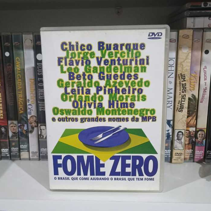 DVD FOME ZERO - VÁRIOS ARTISTAS.