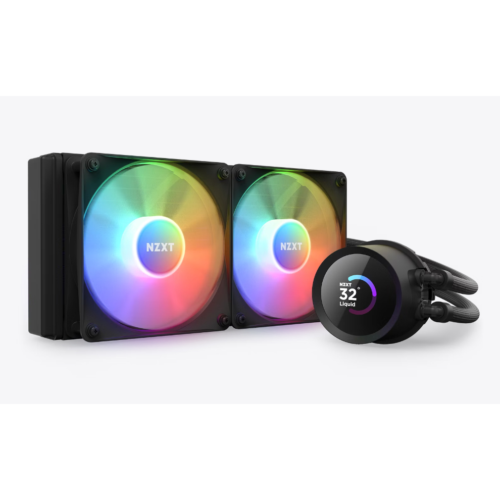 Water Cooler NZXT Kraken Elite 240 RGB com 2 Fans Preto