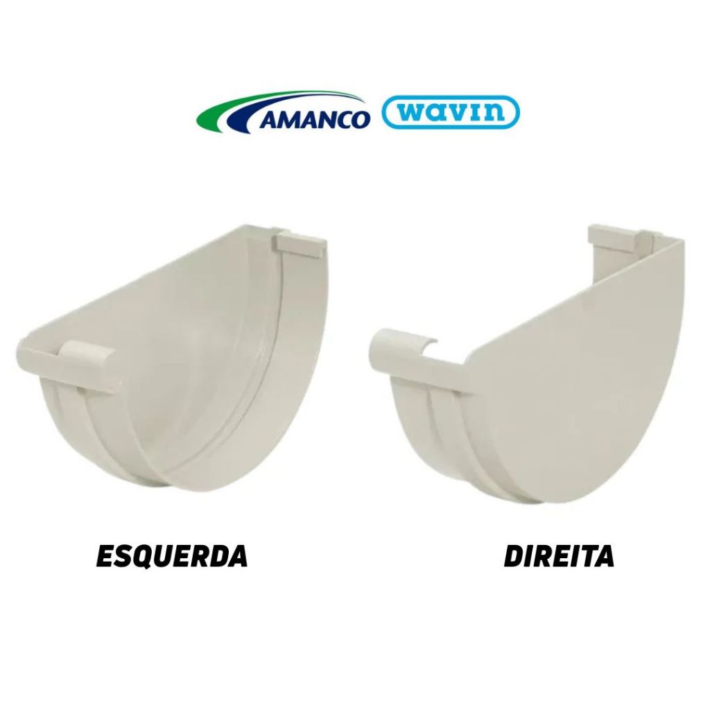 Kit Calha 170mm Cabeceira Esquerda e Direita Amanco