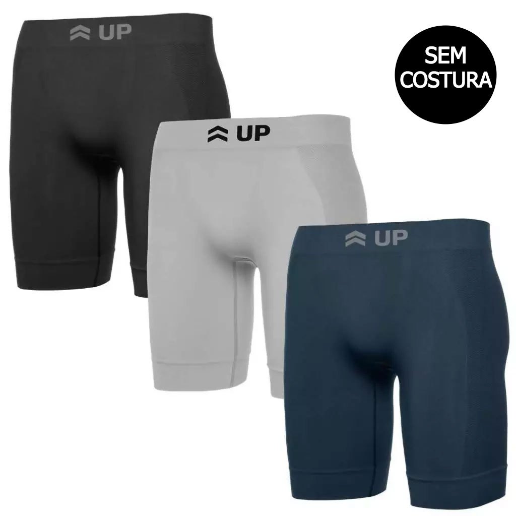 Kit 3 Bermuda Térmica Compressão Esportiva Segunda Pele Corrida Academia Ciclismo Bike Anti Assadura em Oferta na Shopee