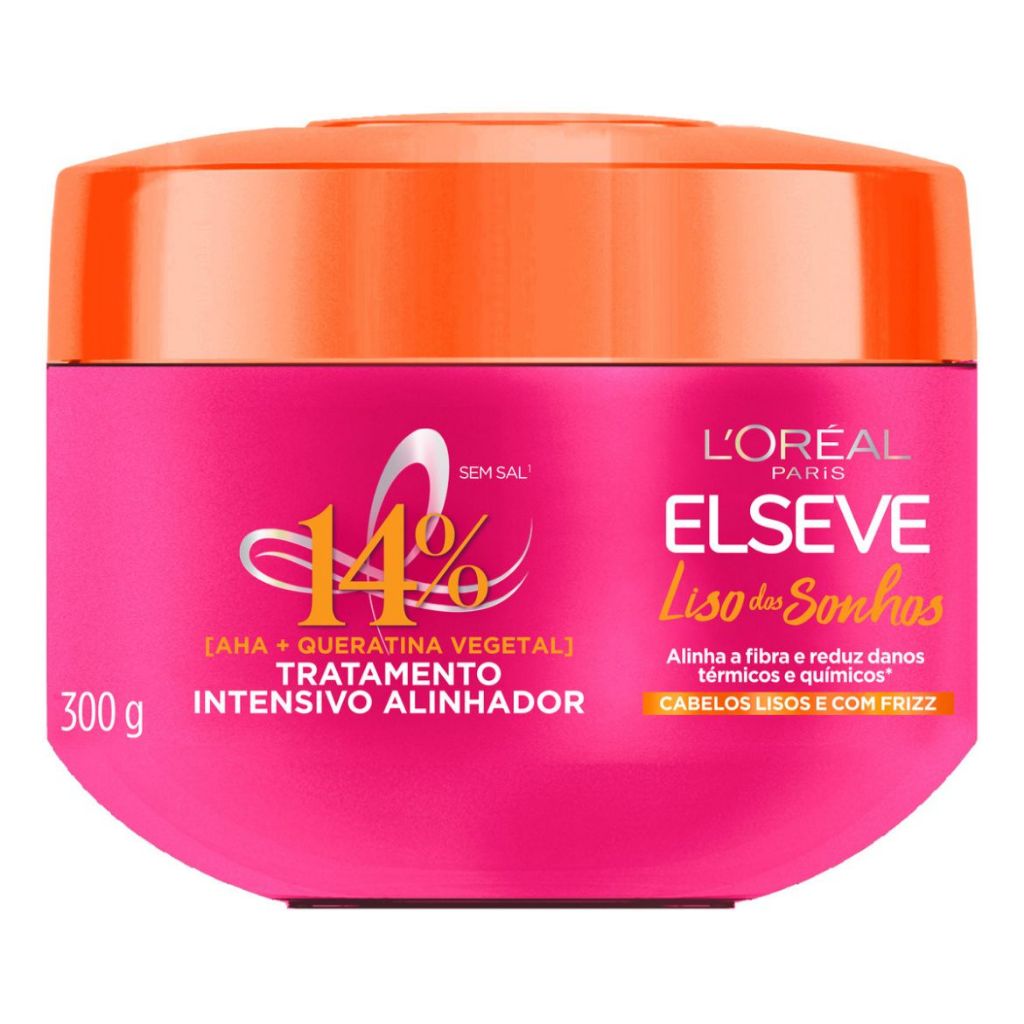 Creme de Tratamento Intensivo Alinhador Elseve Liso dos Sonhos 300g
