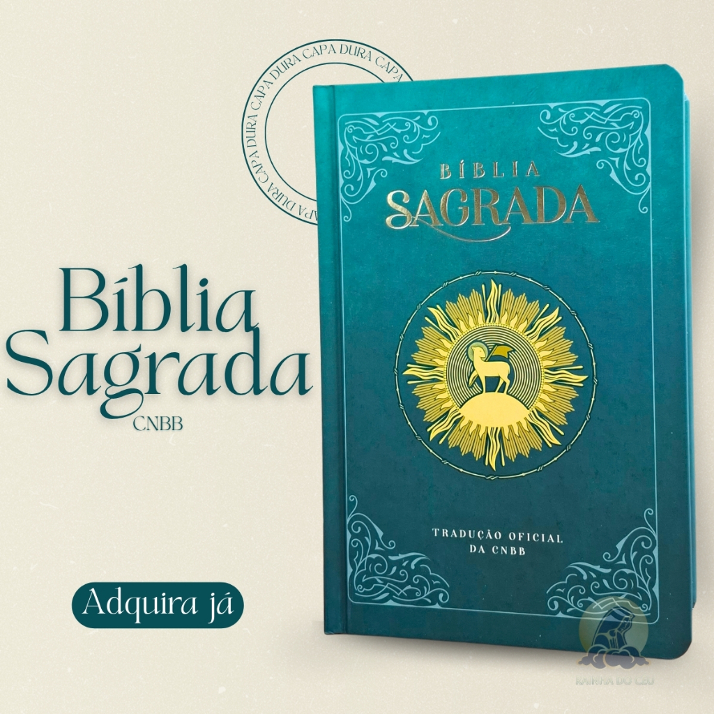 Bíblia Sagrada Tradução Oficial da CNBB - Cordeiro de Deus em Oferta na Shopee