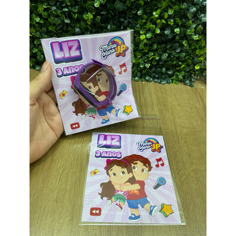 kit10un Saquinho com relógio Maria Clara JP- lembrancinha/ personalizados