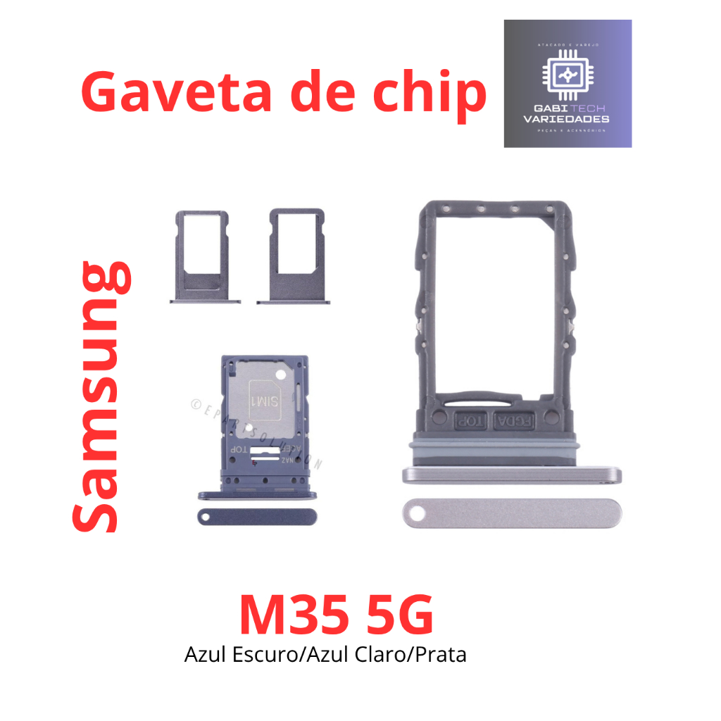 Gaveta Bandeja Slot Chip Samsung M35 5G