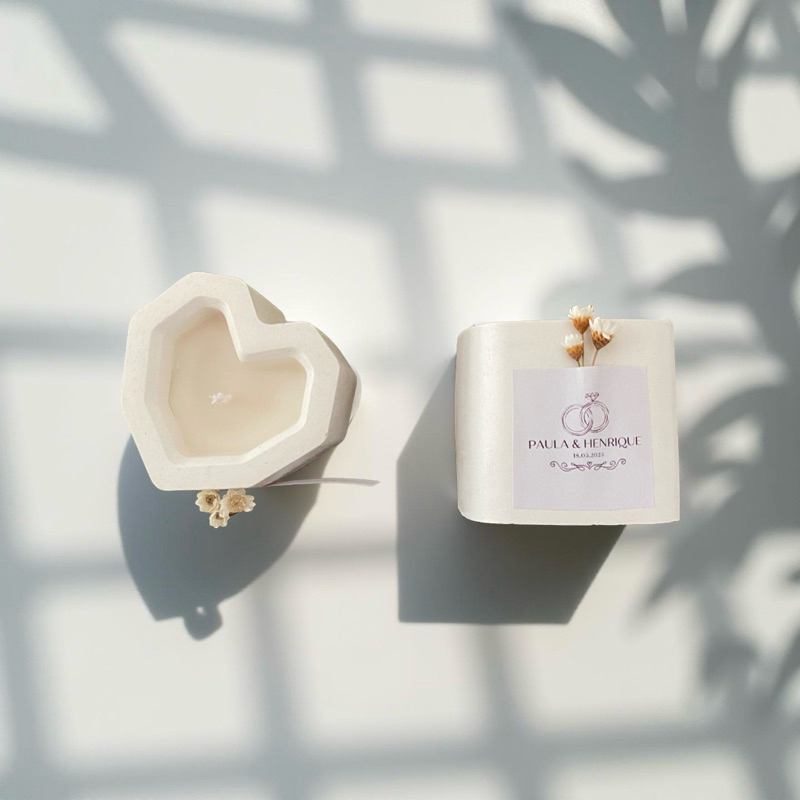 Lembrancinhas Personalizadas, Kit 10,15,20 e 30 Velas Aromáticas para casamento, noivado, aniversario, chá e outros