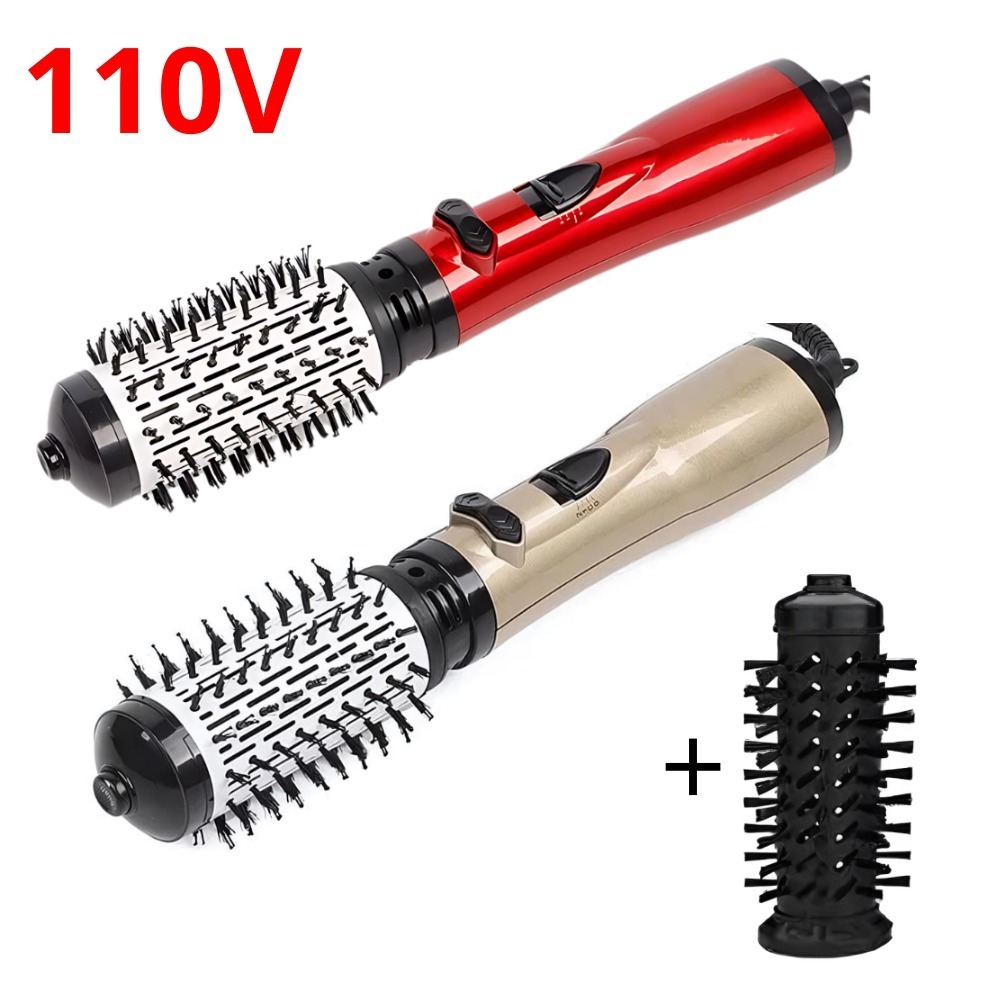 Escova Rotativa Elétrica Secador de cabelo Professinal 2 em 1 110v e 220v
