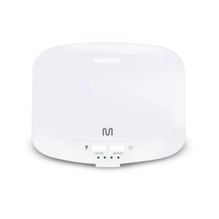 Difusor de Aromas Color Air USB com Iluminação LED em 7 cores Multi Saúde - HC217