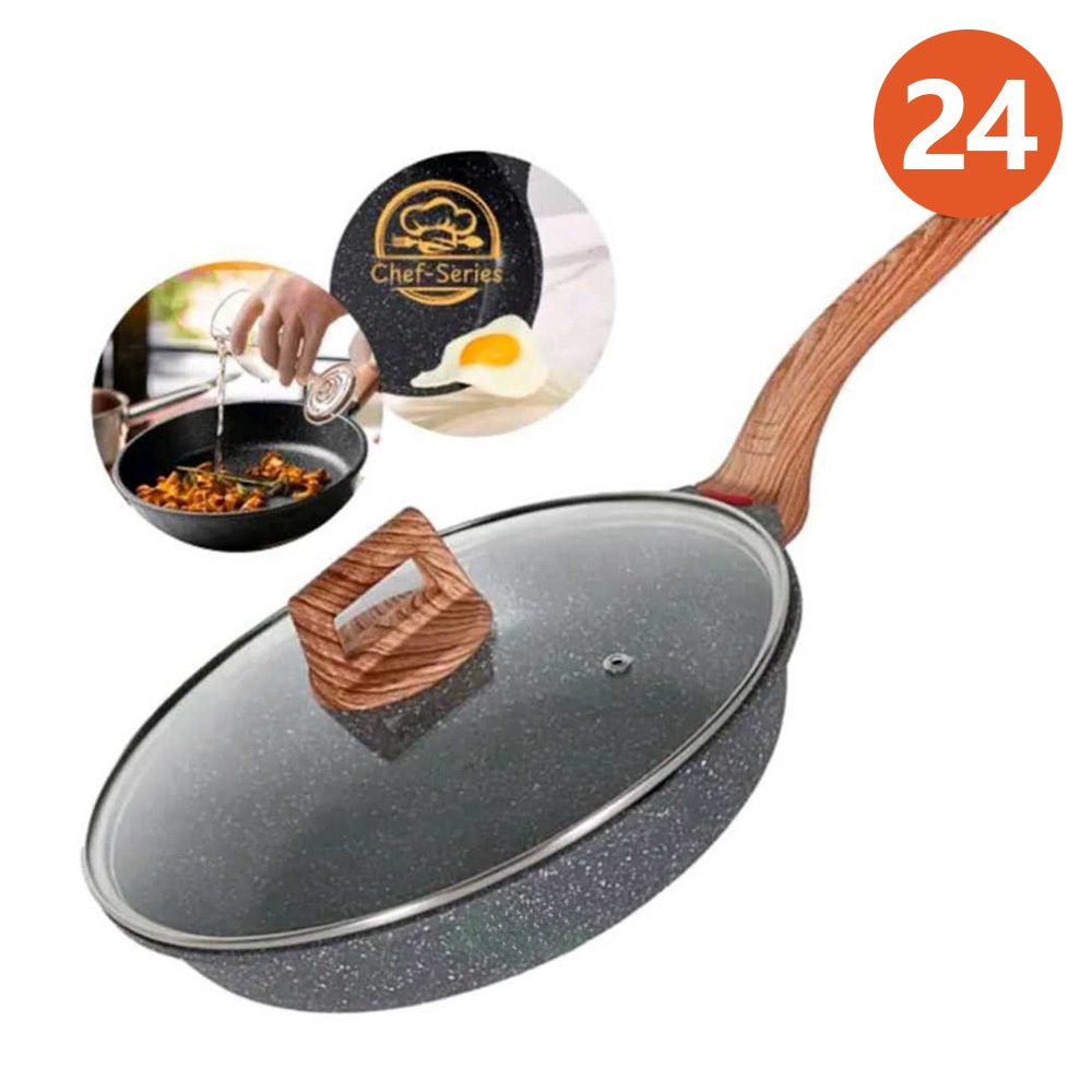 Panela Frigideira de Granito com Revestimento Premium Uso Diário