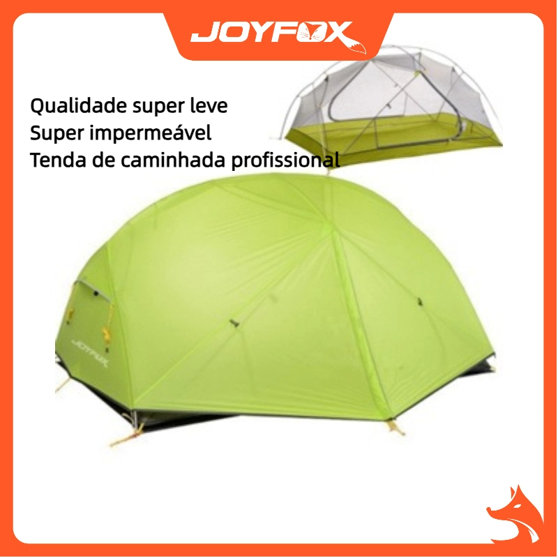 Barraca Camping Ultralight 2p Silicone 20d 6000mm Profissional à prova de chuva - Sports & Outdoors