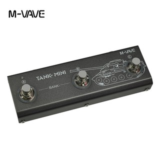 M-VAVE Tank Mini Efeitos Pedal de Baixo de Guitarra Suporte IR e OTG Gravação Integrada Amp/Mod/Cab/Delay/FX e Reverb