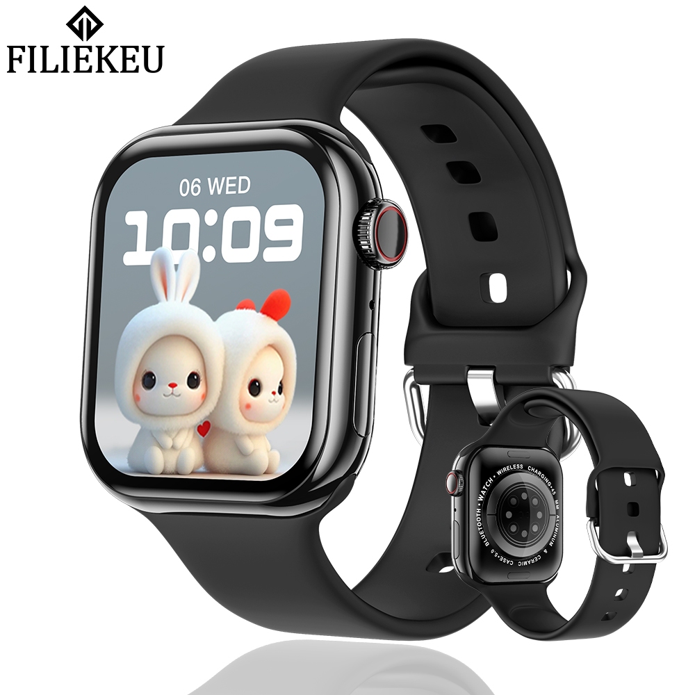 FILIEKEU relógio smartchwatch 3ATM à prova d'água strava bluetooth chamada relógio NFC inteligente