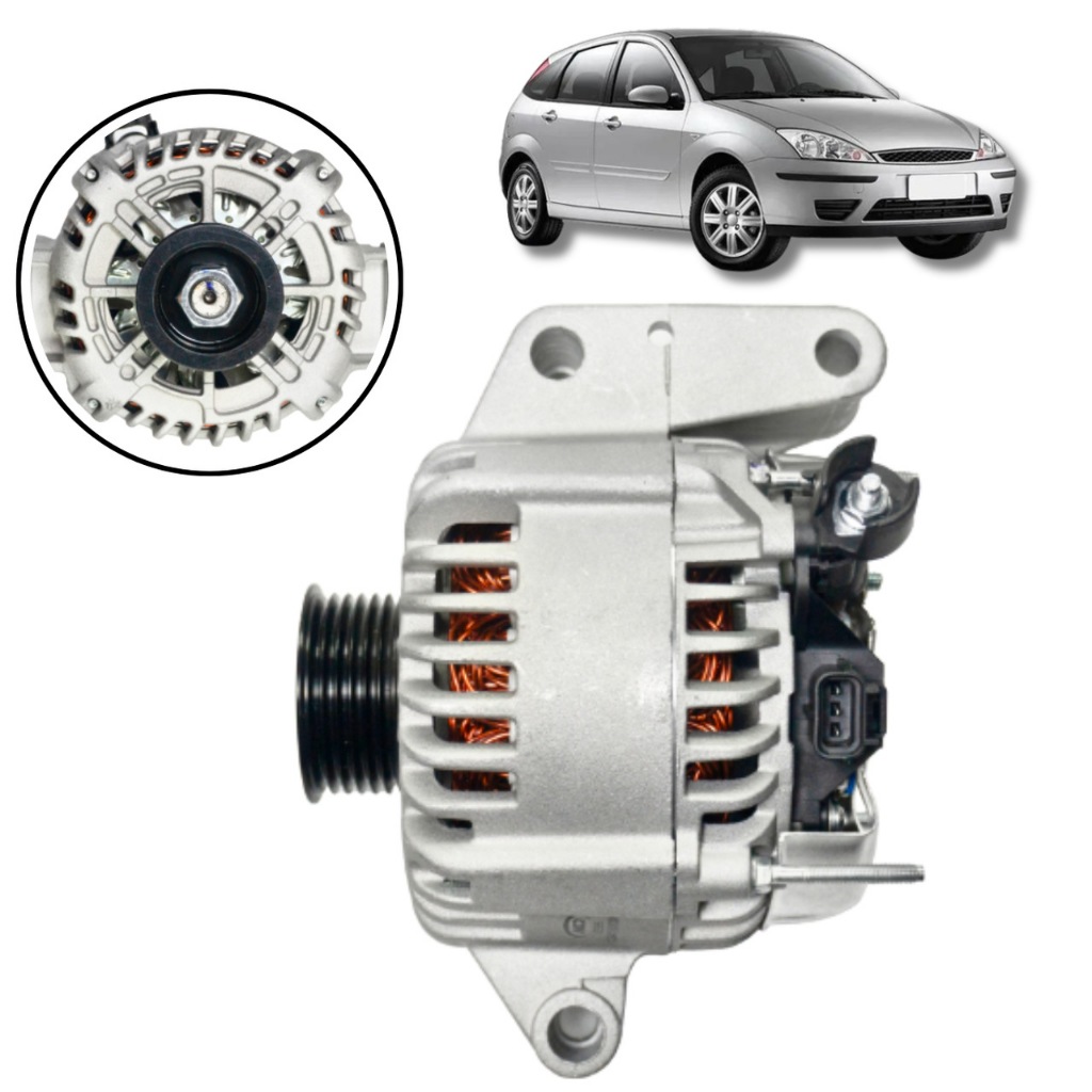 ALTERNADOR FORD FOCUS 1.8 16V 2001/ DURATEC 115 AMP