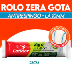 Rolo para pintura Não Respinga 10MMx23CM S/cabo Condor