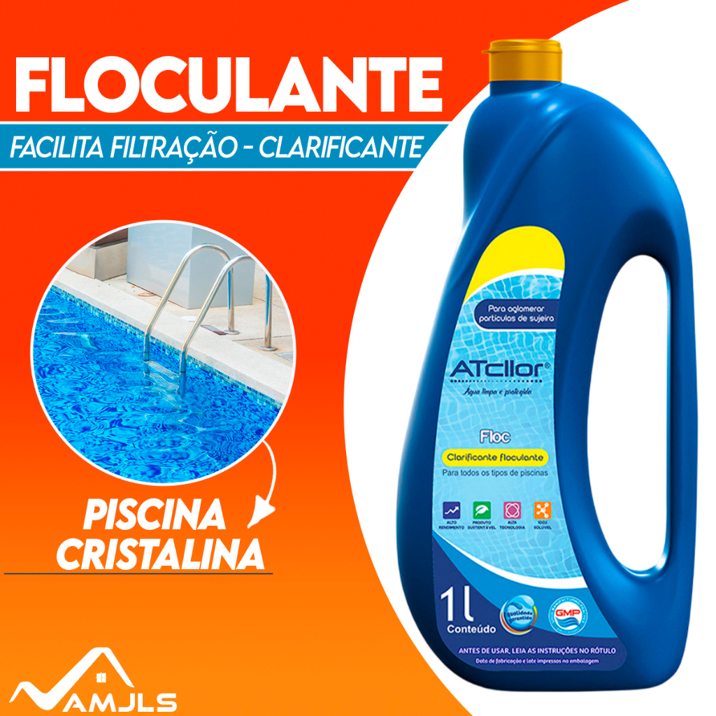 Imagem de Clarificante floculante decantador limpeza para Piscina Atcllor