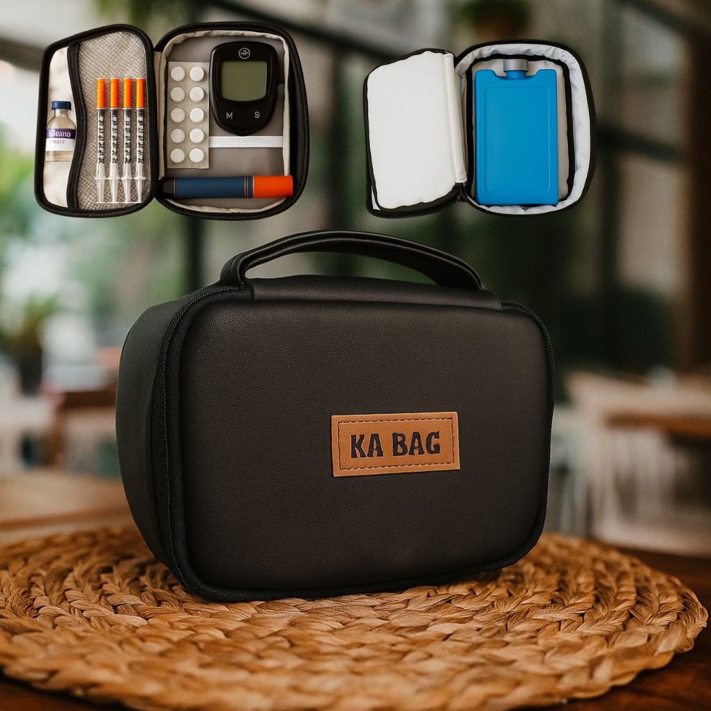 Bolsa Porta Insulina Térmica Medicamentos Nécessaire Viagem