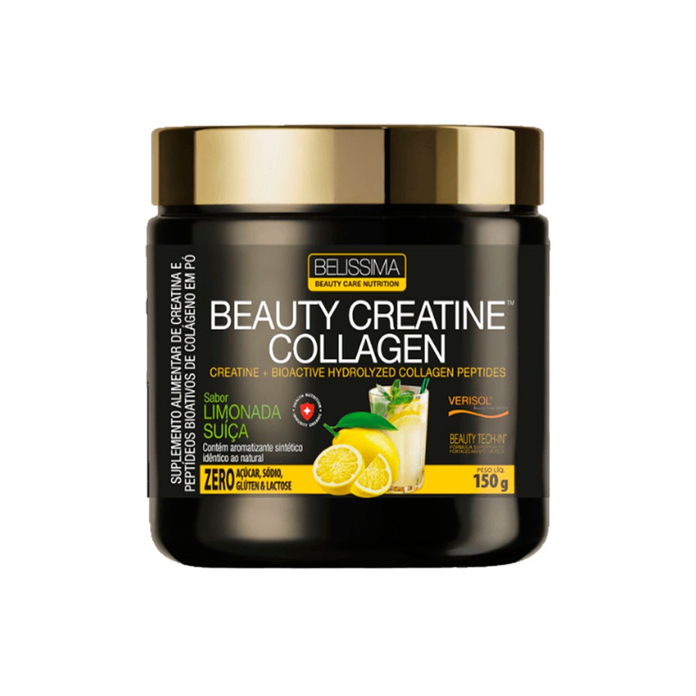 Creatina Beauty Creatine com Colágeno - 150g - Belissima