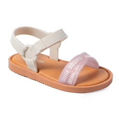 Sandália Infantil Menina Delicada Confortável Rasteirinha Mini Shoes