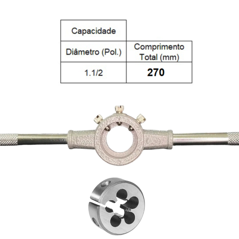PORTA COSSINETE CAPACIDADE 1.1/2 POLEGADA +   COSSINETE MANUAL AÇO LIGA M14 X 2,0 - ANSI - ROCAST