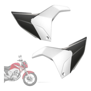 Tampa Lateral (A) e (B) Lado Esquerdo e Direito para Moto  Titan 150 ESD EX 2014 modelo 2014