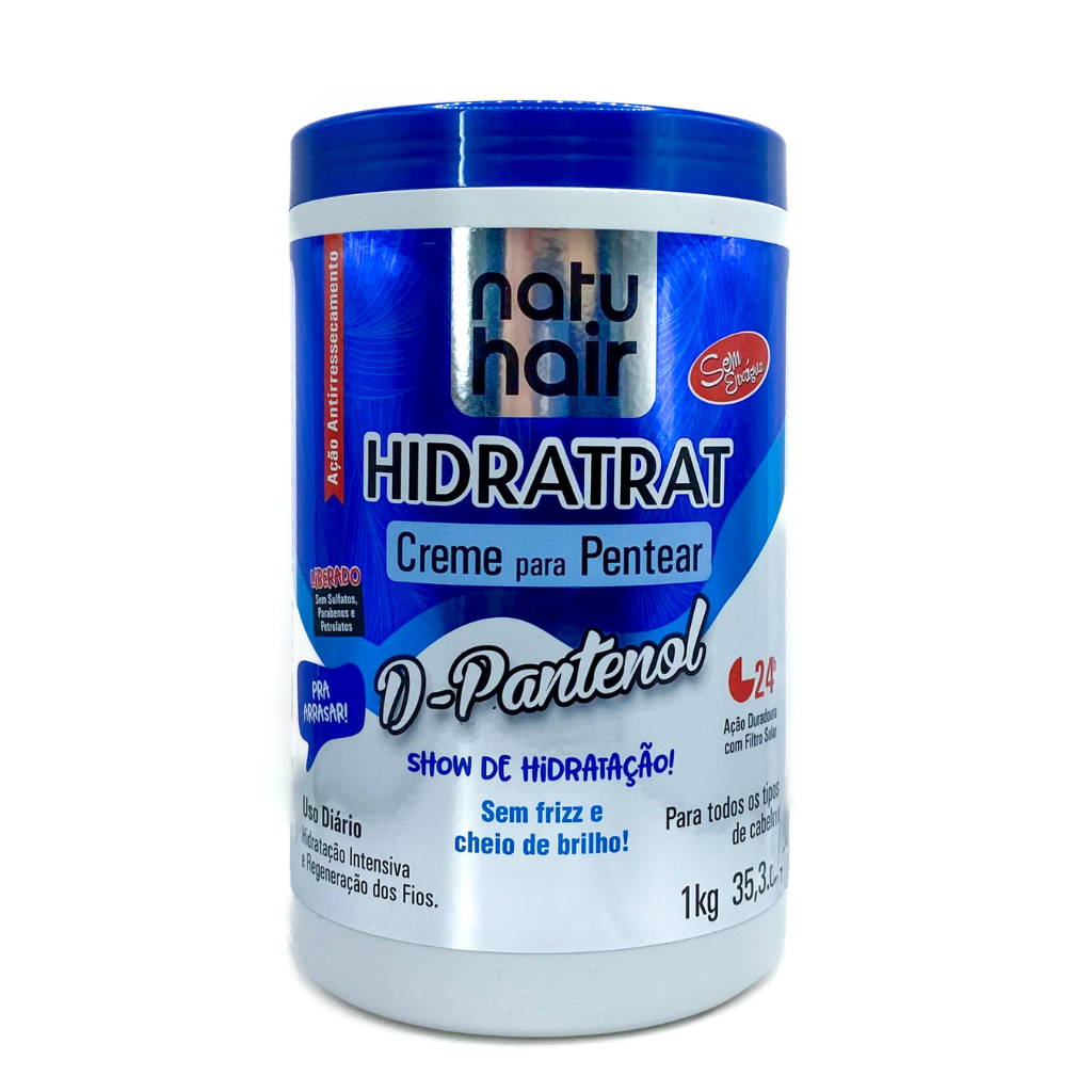 Creme para Pentear D-Pantenol Vita Mais NatuHair 1kg em Oferta na Shopee