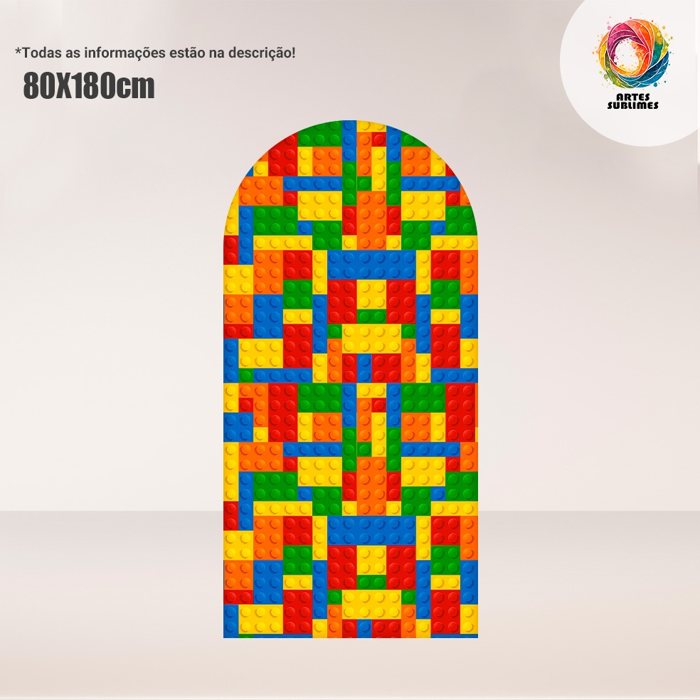 Painel Romano Face Única Bloco de Montar Tam Diversos C/Elástico em Oferta na Shopee