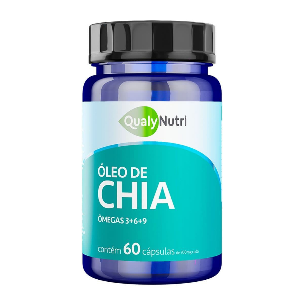 OLEO DE CHIA 60CAPS (OMEGA 3+6) QUALY NUTRI