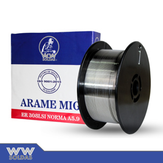 Arame Mig Inox 308lsi 0,8mm Rolo De 1kg WWSoldas em Oferta na Shopee