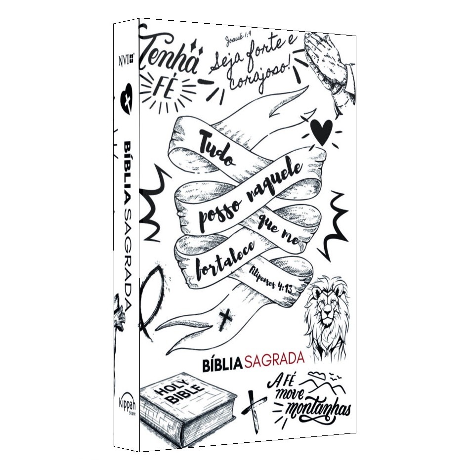 Biblia Sagrada NVI - Jovem Cristao Branca - Capa Dura em Oferta na Shopee