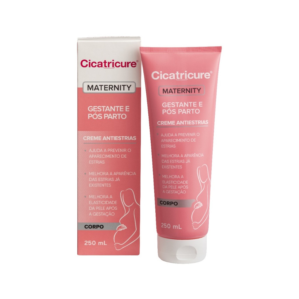 Creme Corporal Cicatricure Maternity Antiestrias 250ml - Gestante e Pós Parto