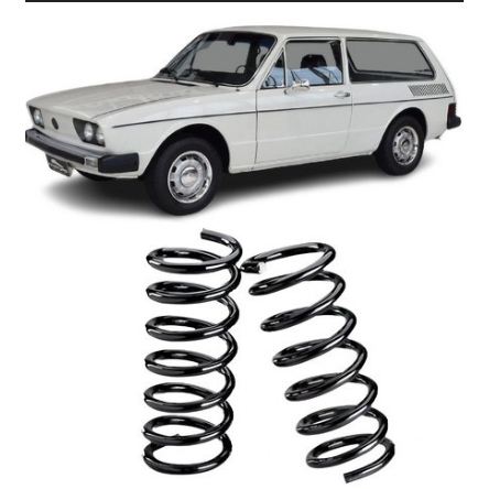 Par Mola Espiral Dianteira Vw Variant I I 1978 Até 1983