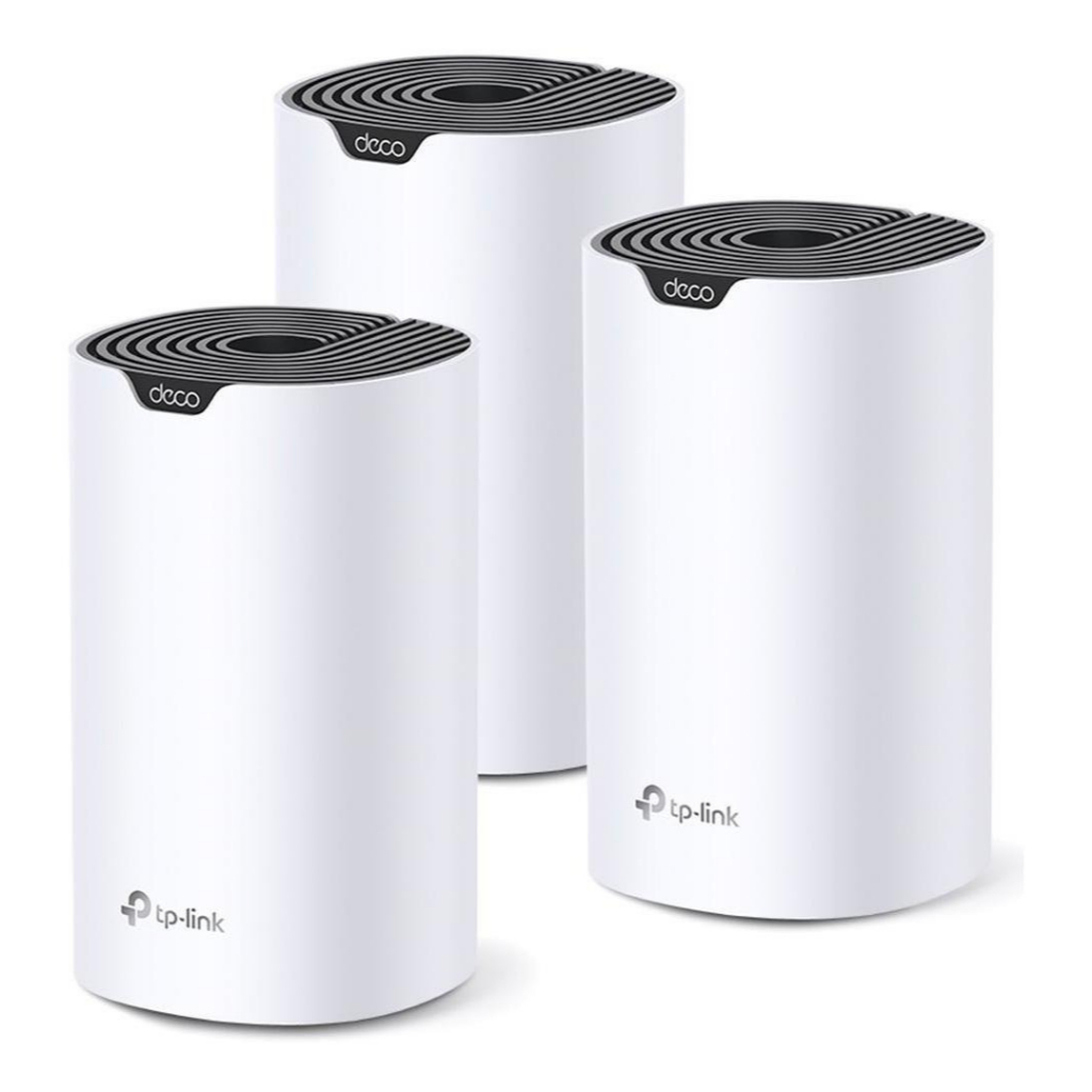 Imagem Kit 3 Roteador Wi-fi Tp-link Mesh Ac1900 Deco S7 Branco Bivolt