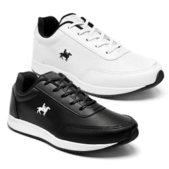 Kit 2 Tênis Masculino Polo Vili Madri Sapatenis Casual