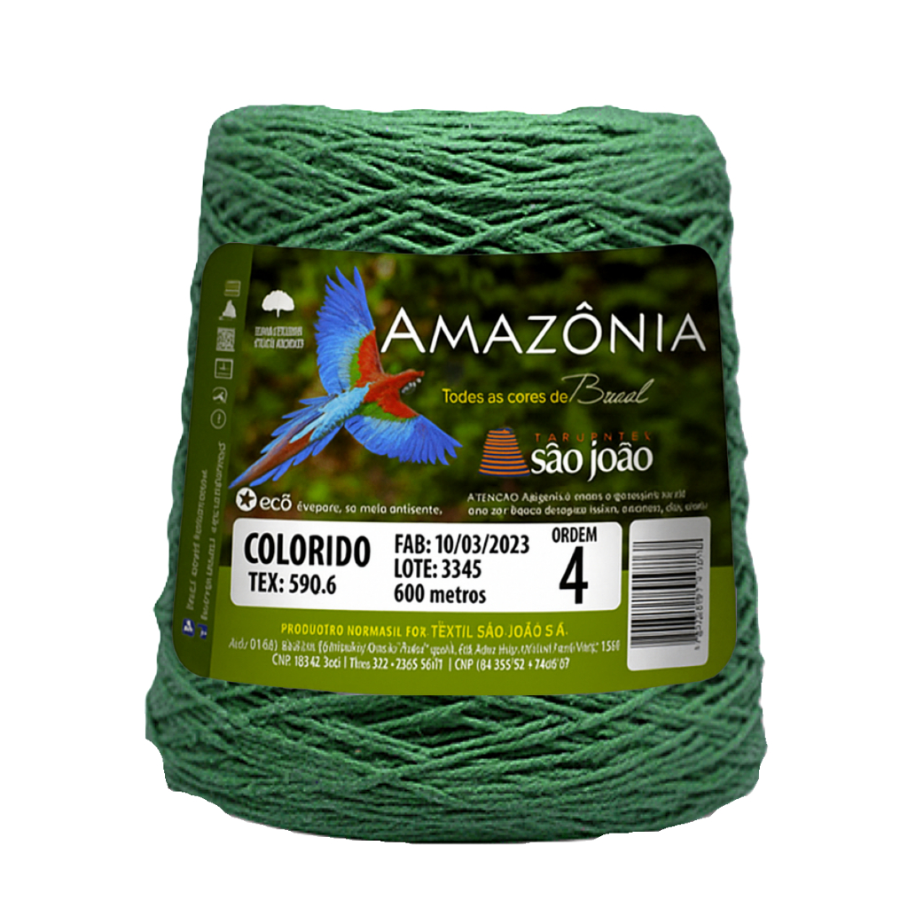Barbante Número 4 Amazonia 600m Para Crochê Escolhe a Cor em Oferta na Shopee