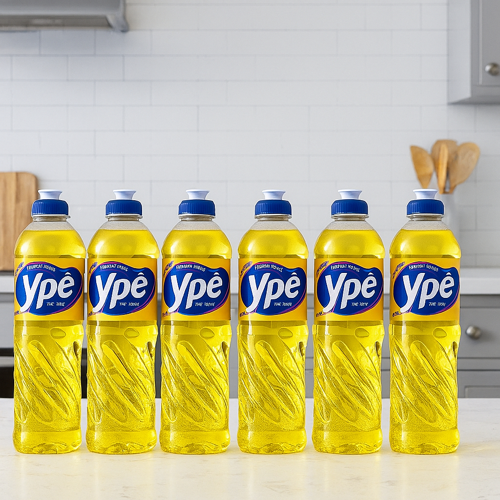 Kit 6 Detergentes Liquido Ypê Neutro 500 ml