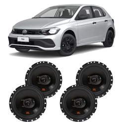 Kit 4 Alto Falantes Volkswagen Novo Polo Jbl 6 Polegadas 6TRFX55 220w