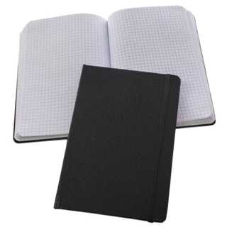 Caderneta Sketchbook 14x20cm Folha QUADRICULADA Capa dura Couro Sintético em Oferta na Shopee