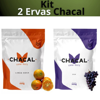 Kit Com 2 Erva Mate Tereré Chacal 500g Escolha o Sabor