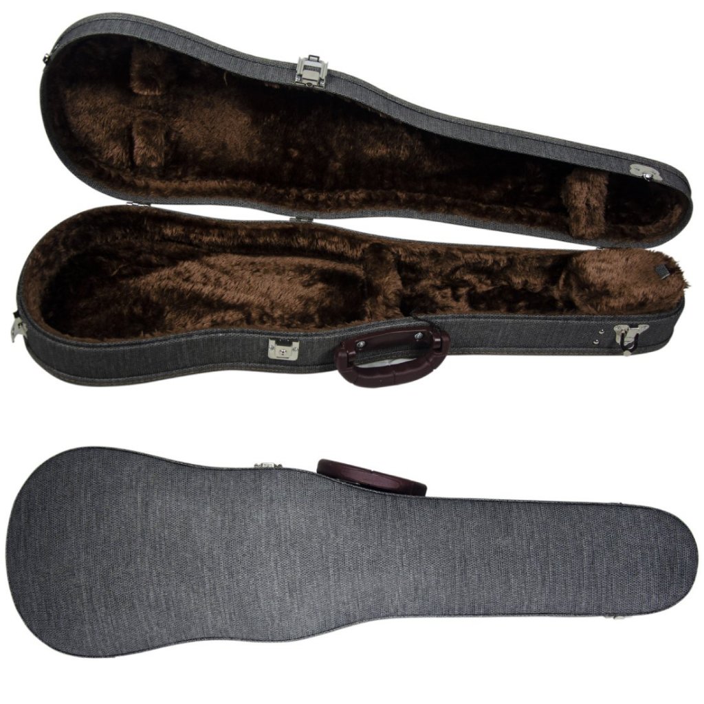 Estojo Case Violino Leilo Classic Jeans Cinza
