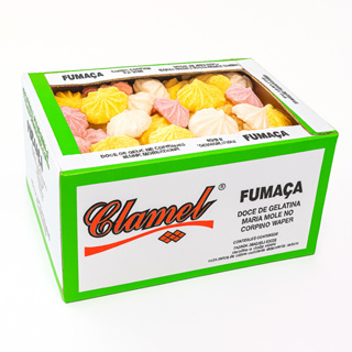 Doce Fumaça Maria Mole Copinho Wafer C/50 Unidades 1Kg Clamel Festa Infantil e Cosme e Damião em Oferta na Shopee